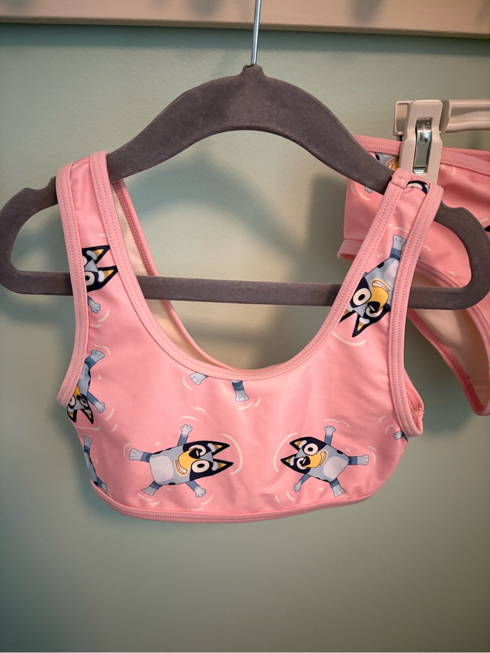 H&M Pink Bluey Kids Two-Piece Swim Bikini - Picture 2 of 6